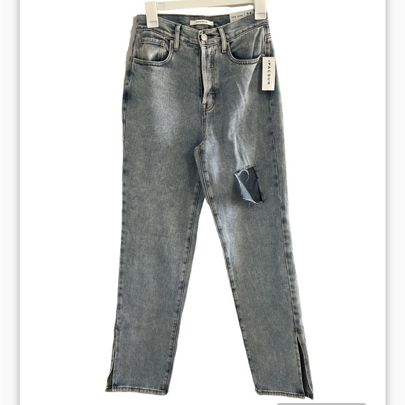 PacSun Riley Dad Jean with Split Hem - Picture 2 of 8